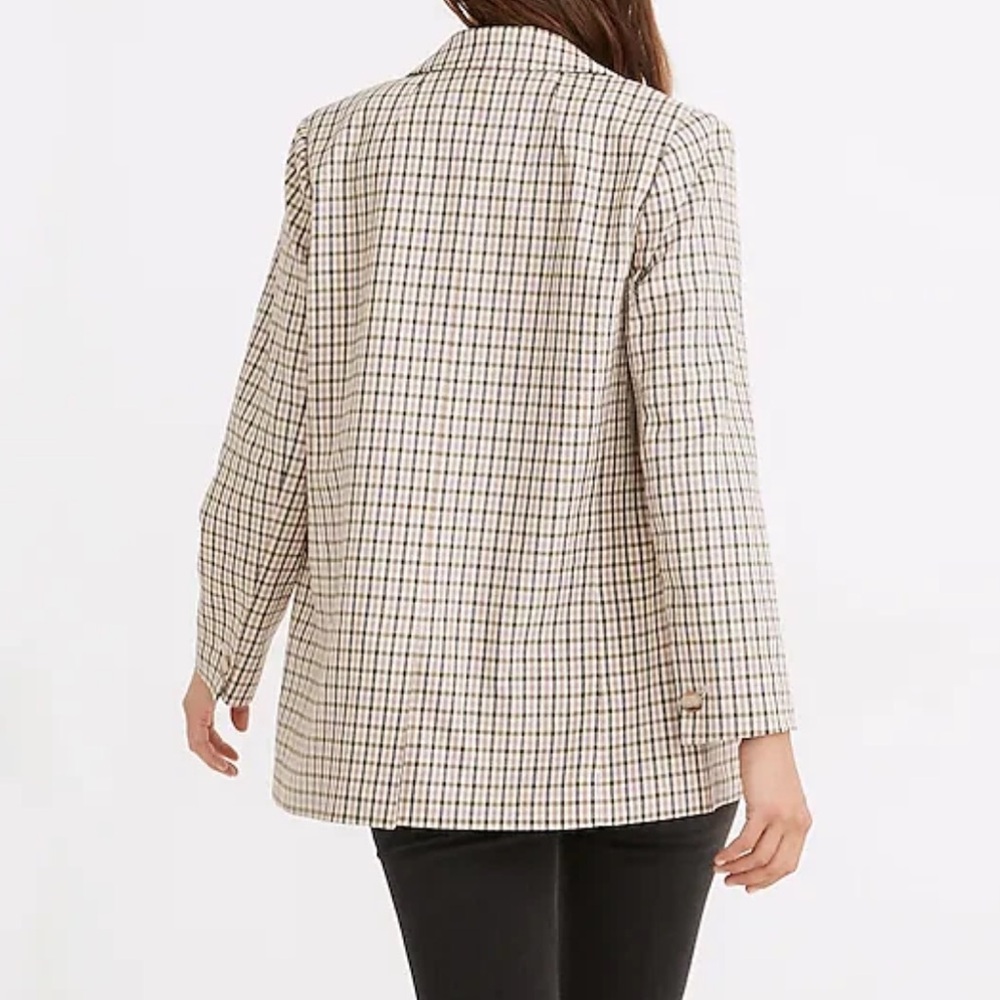 Madewell Dorset Blazer in Albermarle Plaid Size Large - Picture 2 of 11